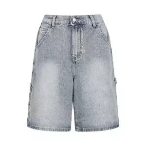 [하프클럽/레코브]뒷밴딩 데님 카펜더 반바지(LC41D7DT004X)