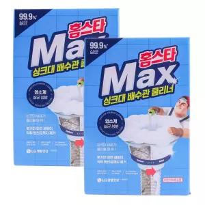 홈스타맥스 싱크대 배수 관 클리너 2p 구 세정제 척제 발포