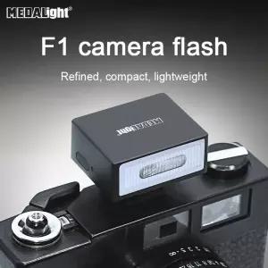 카메라후레쉬 Medalight F1 F1S 금속 버전 FujiSony 소니NikonCanon 디지털 필름 DSLR 카메라 미니 충전식