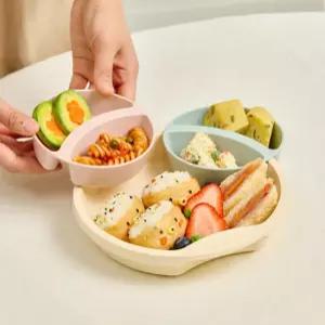 네스틱 빙그르르 모듈플레이트 유아식판 달빛세트