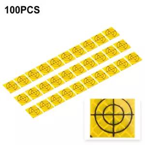 반사경 타겟 반사 시트 노란색 100개 20/30/40/50/60mm 토탈 스테이션용 고품 20x20mm China Mainland
