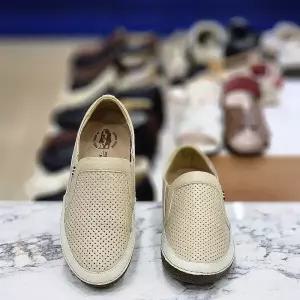 허시파피여성 4CM 펀칭 광폭 컴포트 캐주얼 슬립온 단화 3FQ4552435378
