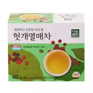 다농원 헛개 열매차 40티백헛 헛열 음료 전통 전통헛 헛차 헛음료