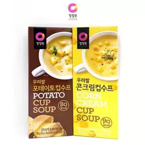 대상청정원 우리쌀 컵수프 포테이포 콘크림 스프 KCf9+8PjW