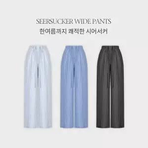 핫핑 [시어커서바지/여름바지] 르네아 시어서커 스트라이프 밴딩팬츠