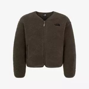 노스페이스 NJ4FR85C 여성 캠프사이트 EX 플리스 가디건 BROWN 485C