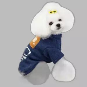 겨울 가디건 반려견옷 XL 블루 애견옷