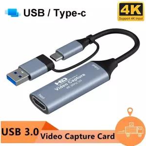 캡쳐보드 4K HDMI 호환 USB 30 비디오 캡처 카드 1080P HD 레코더 그래버 PS4 게임 DVD 카메라 녹화