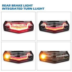Tenere 700/Rally 바이크 오토바이 LED 테일 라이트 야마하 XTZ700 월드 레이드 T7 리어 브레이크 스톱 램