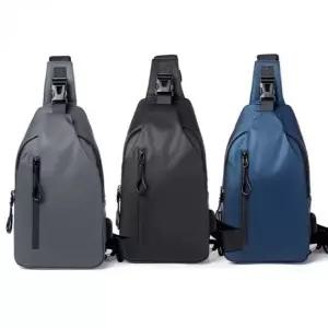 데일리 캐주얼 슬링백 남녀공용 멀티 크로스백 USB 충전 포트 보조가방 남자슬링백