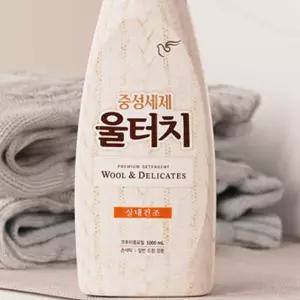 울터치 프리미엄 중성세제 실내건조 1L 겸용 피죤손빨래 고급의류 세탁