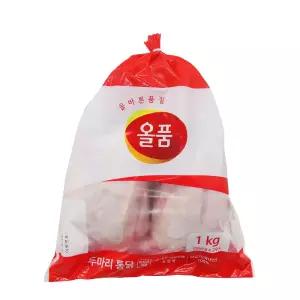 올품 냉장 6호 두마리 통닭 1kg (500g X 2수) 영계 생닭
