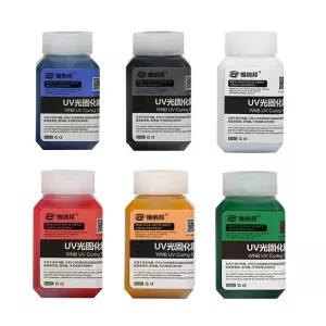 UV레진 레진아트 UV 솔더 마스크 잉크 그린 블랙 블루 레드 옐로우 화이트접 페인트 오일 BGA PCB 수리 부