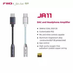FiiO JA11 USB C~35mm 이어폰헤드폰 어댑터 C 케이블 IOS 안드로이드 C~35 오디오 Aux
