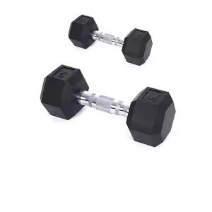 [아웃도어스/셀러허브_아웃도어]그립감을 선사하는 육각 아령 X 12kg 2개입