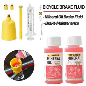 자전거 브레이크 미네랄 오일 시스템 MTB 사이클링 퍼지 블리드 도구 키트  27Rd 유압  60ml