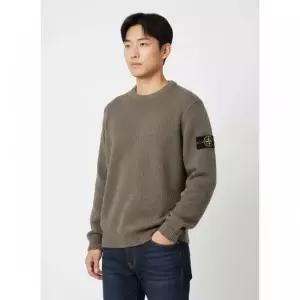 배송 스톤아일랜드 남성 언이븐 니트_루즈핏 8015562B1 V0092