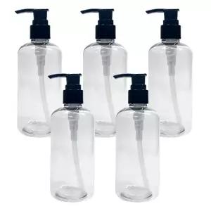민광 리필펌프용기 250ml x(5개) 공병 화장품 샴푸용 액상펌프 (W82CF23)