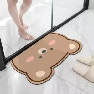 빨아쓰는 캐릭터 규조토 발매트 미끄럼방지 매트 주방발매트 욕실매트 (WDC108D)