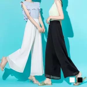 설아 쉬폰 밴딩 통바지 SD-230309 (WBD4835)