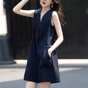 팬츠 오피스룩 여름 캐주얼 여성용 아이템 출퇴근풍 슬림핏 점프슈트 슬랙스 트렌디 HT2