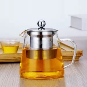유리포트 내열유리 티포트 550ml 로하티차마실 티주전자 차포트