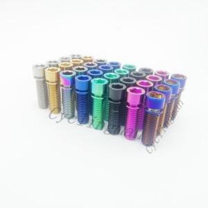 사이클링맨 티타늄 알렌 헤드 볼트  자전거 스템 나사  M8x25mm  로트당 4 개