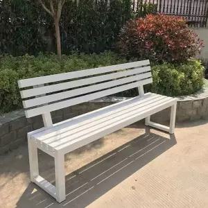 공원의자 스텐 벤치 공원 테라스 휴게 핑크 야외 의자