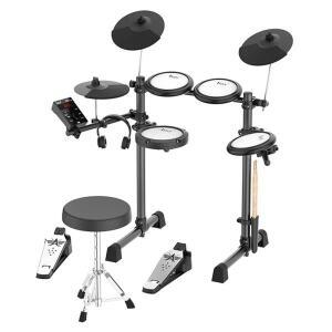 전자 드럼세트 5 3 심벌 실리콘 300가지 사운드 BT USB MIDI  연결 헤드폰 타악기