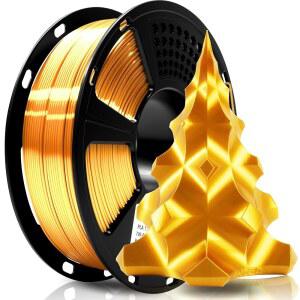 3D 프린터용 지텍 실크 PLA 멘트 1 75mm 금속과 같은 반짝이는 소모품 1kg (2 2파운드) 스풀 치수 정확도 / 0 02mm 금속