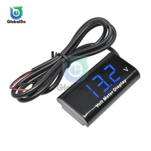 DC 8-18V 디지털 전압계 12V 자동차 측정기 볼트 테스터 납 산성 배터리 용량 패널 모니터 감지기 오토바이