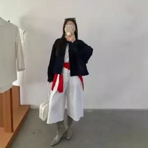 마요 데님 가을 여성야구점퍼 긴팔 집업 라운드 재킷 상의 숏 코트 UNO3