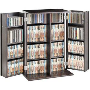 VEVOR 미디어 저장 캐비닛 문과 선반이 있는 DVD CD 보관함 조절 가능한 선반 음악 영화 비디오 게임 또는 컬렉션 보호 및 정리 resso