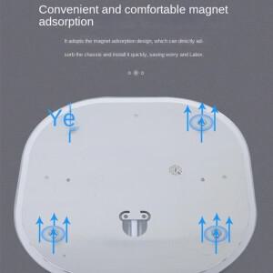 VzzUoo LED 링 패널 원형 조명 36W 24W 18W 12W  흰색 AC220V-240V 라운드 천장 보드 램프 Blub