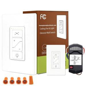 범용 천장 선풍기 리모컨 리모컨 키트 디머 라이트 스위치 스위치 UC9050T 햄프턴 베이 하버 브리즈 헌터와 호환되는