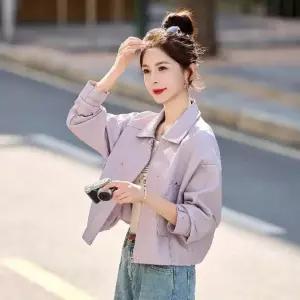 세군다 여자 가죽 자켓 재킷 숄카라 코트 숏 가을 PU 점퍼 상의 DOS3