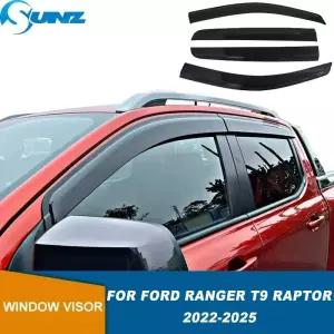 창문빗물막이 비가림막 포드 레인저 T9 랩터 와일드트랙 스포츠 XLT XLS XL 2022 2023 2024 2025 2026 사이