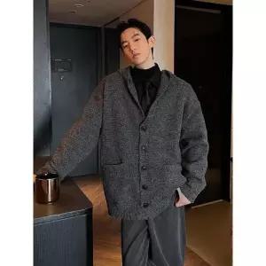 남사친 가을 빈티지 집업 가디건 후드 스웨터 카디건 커플 MODU3