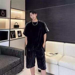 하계 캐주얼 티셔츠 세트 남자트레이닝복세트 트레이닝복 반팔 정장 반바지 ible2