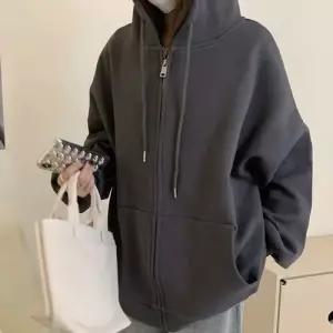 테리 여자점퍼 오버사이즈 베프 집업 항공 헤비 점퍼 야구 후드 커플 260G 원템1