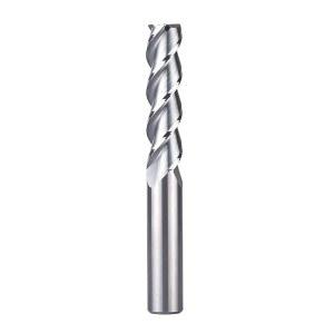 SpeTool 3 알루미늄 비철 절삭 공구용 플루트 카바이드 엔드 밀 CNC 기계용 업컷 비트 1/2 인치 생크 엑스트라 롱