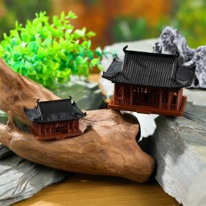 소형 파빌리온 입상 분재 Nament 정원 장식 마이크로 풍경 동상 전망대 모델 선원 용품 마당 Rockery