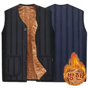 [블로썸스틸][블로썸스틸] IT-23008 중년 할아버지 패딩 조끼 선물 (11689445A)