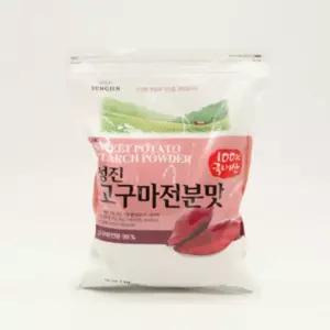 튀김 고구마전분맛 1kg식자재 식료품 가공식품 수입 식재료 가루 만두 송편 부침 분식