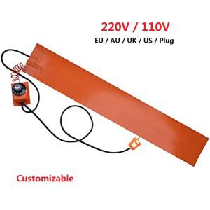 기타 측면 벤딩 전기 히터 플레이트 손잡이 온도 컨트롤러 조절기 110V 220V 실리콘 고무 가열 패드 벨트