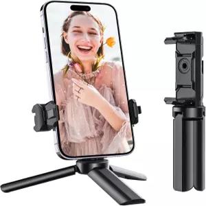 아노저 미니 삼각대 범용 휴대폰 홀더 및 콜드 슈 경량 스탠드 카메라 14 Pro Max/14 GoPro 웹캠