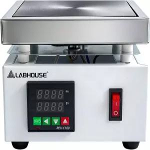 랩하우스 디지털 주철 실험실 핫플레이트 110V 1000W 마이크로컴퓨터 전기 예열 용접기 유리 제품용 단일