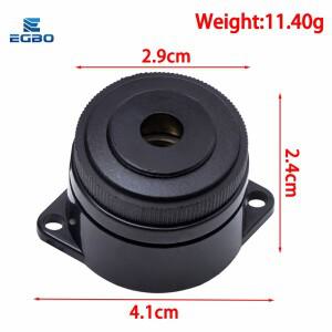 5PCS EGBO QSI-2910 100DB 부저 29.5x24.5mm DC 12V 활성 압전 Arduino 용 연속 사운드