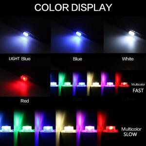 자동  장식 램프, 액세서리, 조명, 인테리어 분위기 미니 USB LED 비상 1 개