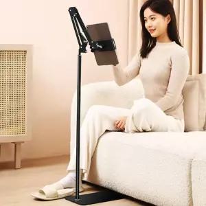 태블릿 자바라 스탠드 스마트폰 각도조절 거치대침대 누워서보기 동영상시청 주방핸드 이동식휴대 핸드 꿀